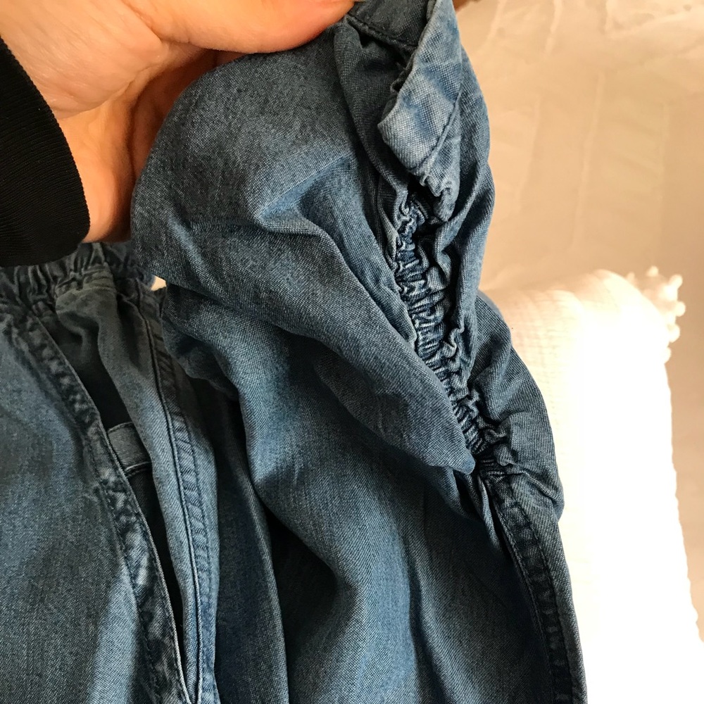 Best Seller💗Gorgeous denim wash joggers - Picture 4 of 10